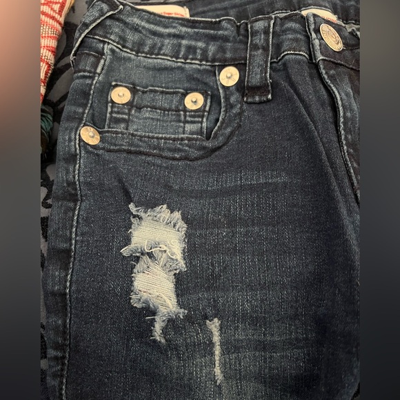 True Religion Girls Halle stretch denim mid rise super skinny jeans NWT - Picture 6 of 11